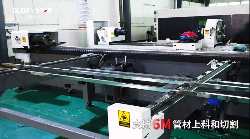 6000瓦雙卡盤激光切管機，高效率，高精度，高品質(zhì)